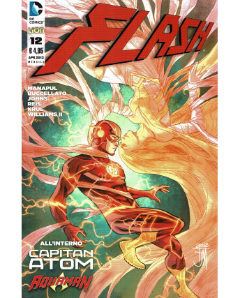 Flash n.12 con Aquaman di Buccellato ed. Lion  