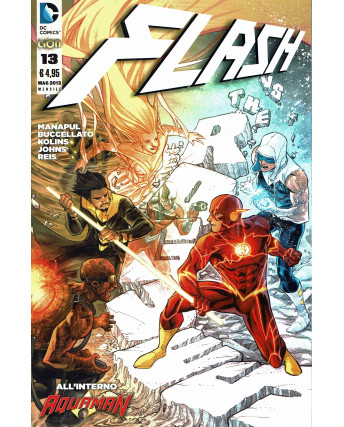 Flash n.13 con Aquaman di Buccellato ed. Lion  