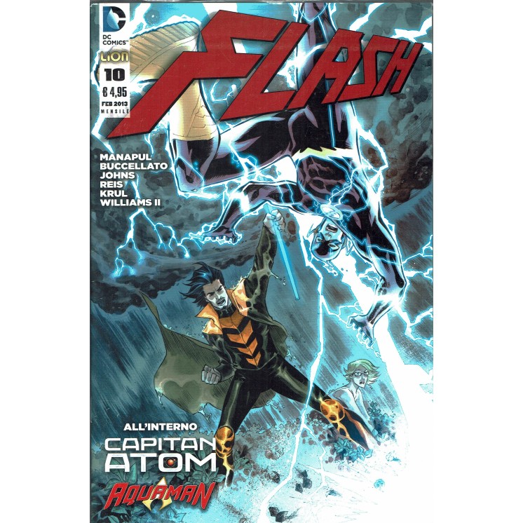 Flash n.10 con Aquaman di Buccellato ed. Lion  