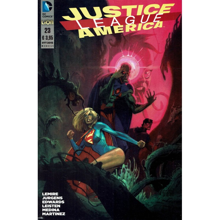 JUSTICE LEAGUE AMERICA n.23 di Medina Lemire ed. Lion