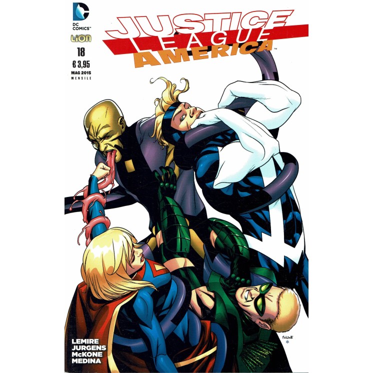 JUSTICE LEAGUE AMERICA n.18 di Medina Lemire ed. Lion