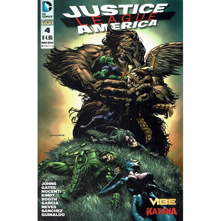 JUSTICE LEAGUE AMERICA n. 4 di Nocenti Johns ed. Lion
