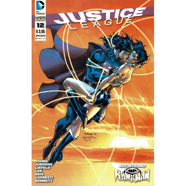 JUSTICE LEAGUE n.12 con Hawkman di Johns ed. LION 