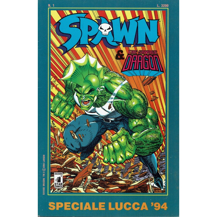 Spawn & Savage Dragon n.  1 speciale Lucca 94 ed Star Comics