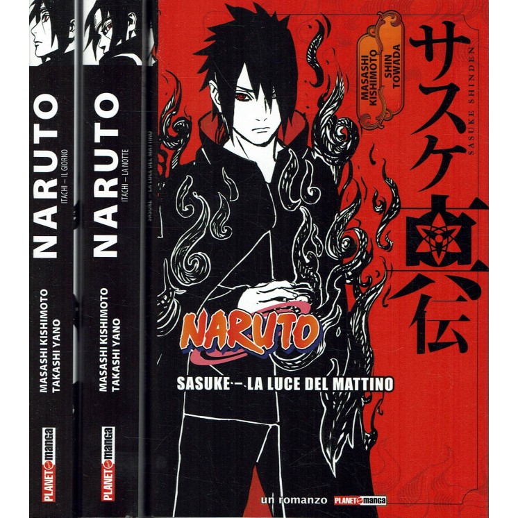 Naruto Sasuke Itachi romanzi fratelli Uchiha 1/3 COMPLETA di Kishimoto Panini 