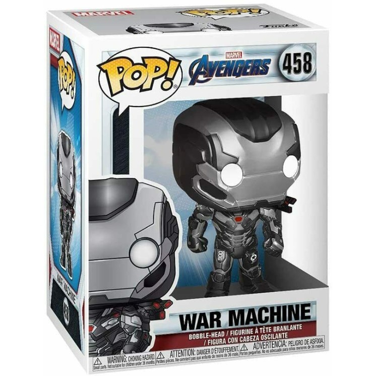 Funko Pop 458 Avengers WAR MACHINE 9CM NUOVO 3+ Gd08