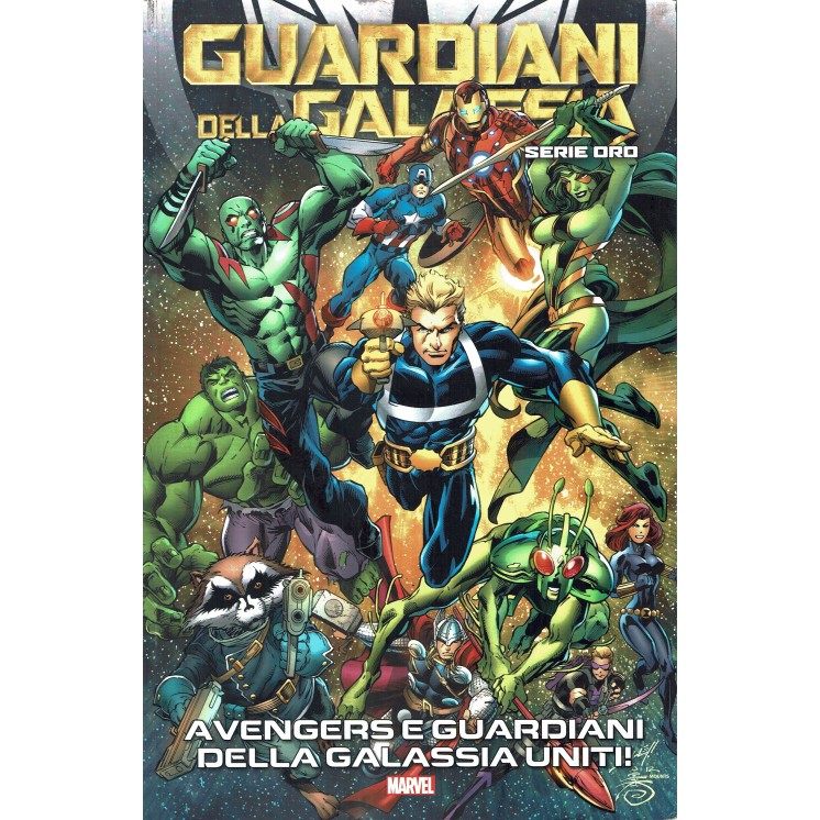 GUARDIANI GALASSIA serie ORO 20 Avengers e Guardiani di Bendis ed. Corriere FU35