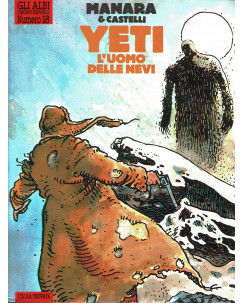 Gli albi Orient Express n.18 Yeti uomo nevi di Manara ed. Isola Tro FU32