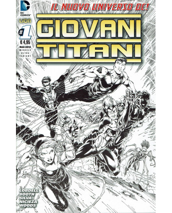 Giovani Titani n. 1 ULTRA VARIANT di Lobdell ed. LION