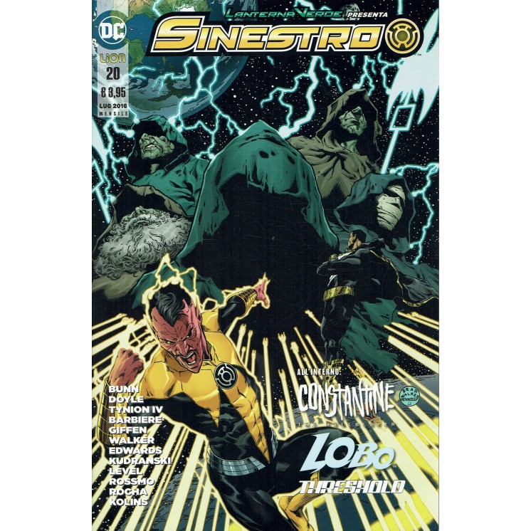 Lanterna Verde presenta SINESTRO 20 con Lobo e Constantine ed. LION 