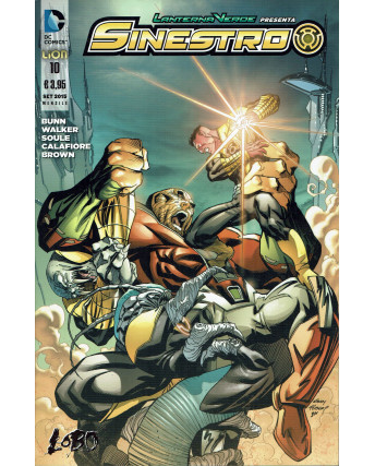 Lanterna Verde presenta SINESTRO 10 con LOBO di Bunn ed. LION 