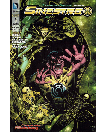 Lanterna Verde presenta SINESTRO  4 di Morales ed. LION 