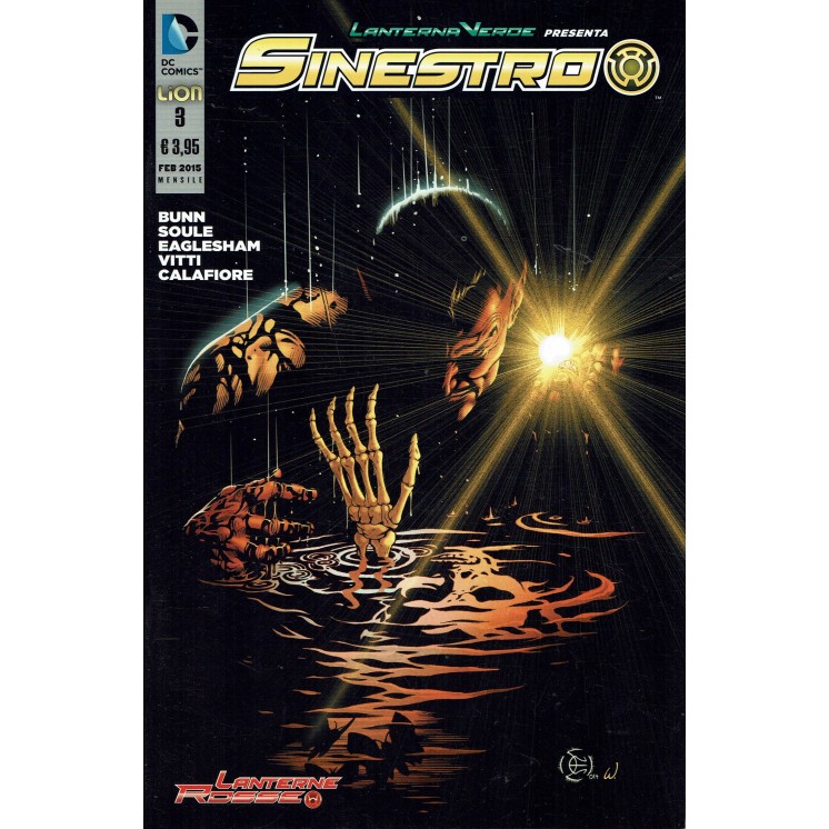 Lanterna Verde presenta SINESTRO  3 di Morales ed. LION 
