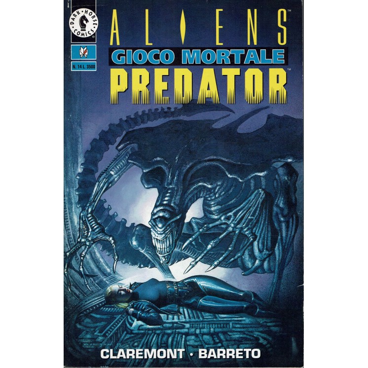 Aliens 14 gioco mortale predator di Claremont ed. Dark Horse SU39