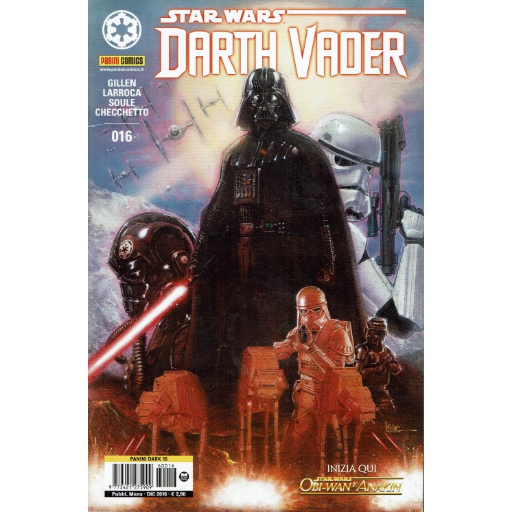 Star Wars 016 Darth Vader di Checchetto ed. Panini SU42