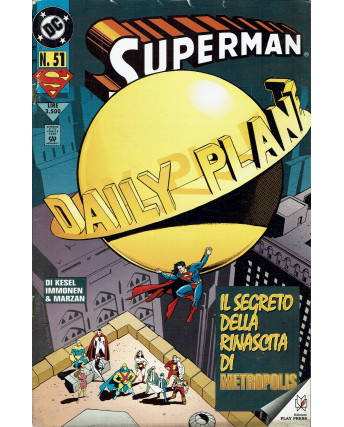 Superman  51 il segreto della rinascita di Metropolis di Immonen ed. Play Press