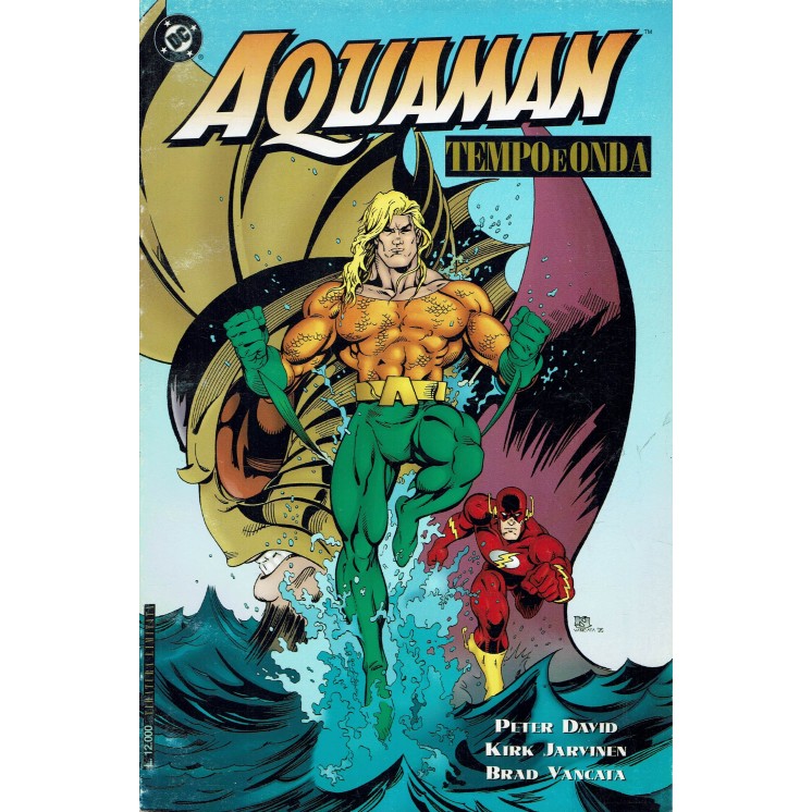 Aquaman tempo e onda di Peter David TP ed. Play Press 