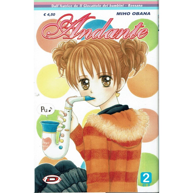 Andante 1/3 serie COMPLETA di Miho Obata aut.Rossana ed. Dynit SC08