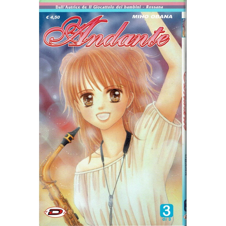 Andante 1/3 serie COMPLETA di Miho Obata aut.Rossana ed. Dynit SC08