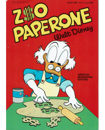 Zio Paperone n.   6 di Carl Barks ed.Walt Disney