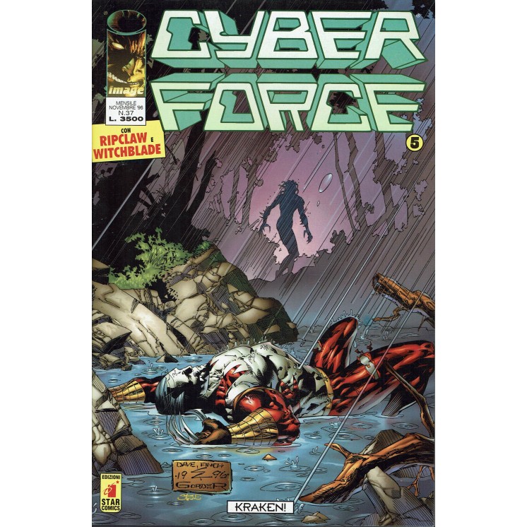 Cyber Force   5 con Ripclaw e Witchblade Kraken! ed. Star Comics