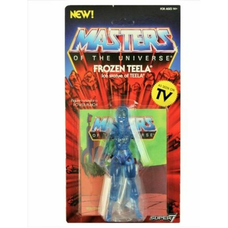 Motu SUPER7 Masters of the Universe NEW VINTAGE FROZEN TEELA HE MAN MISB Gd18