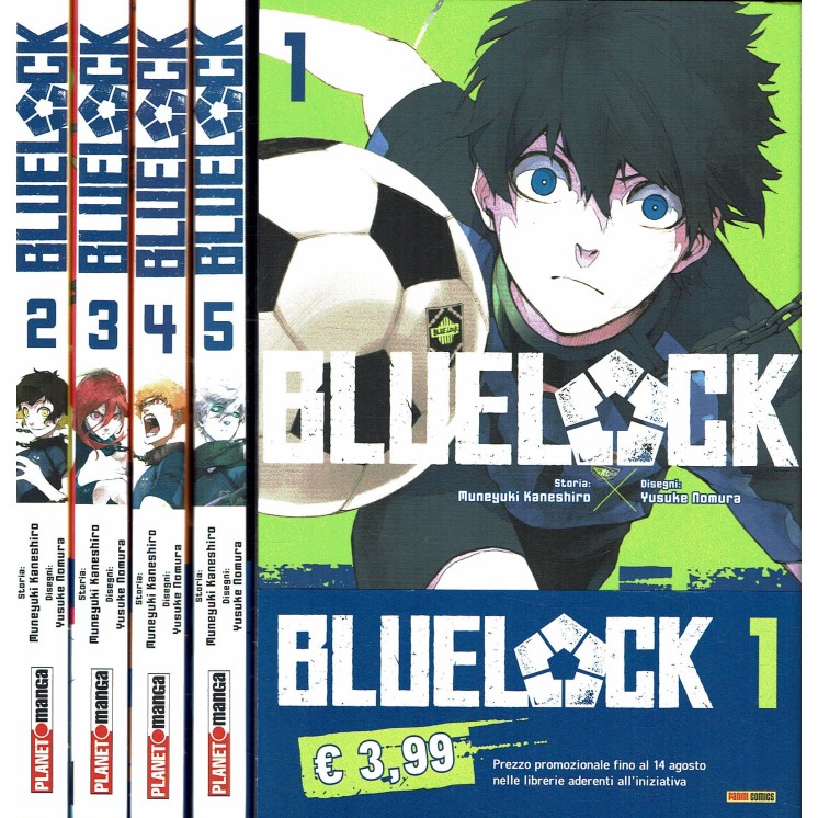 Blue Lock  1/9 seq. COMPLETA di Kaneshiro e Nomura ed. Panini NUOVO SC02