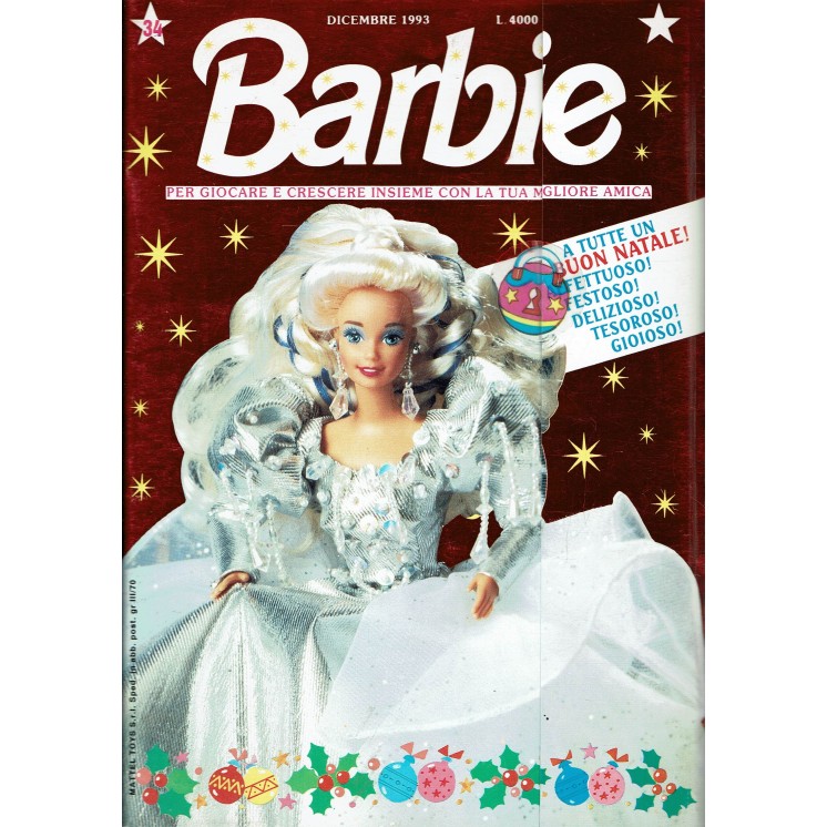 Barbie n. 34 dic. 1993 ed. Mondadori