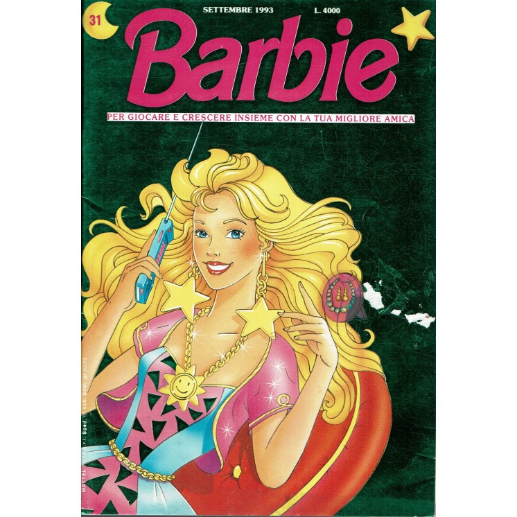 Barbie n. 31 settembre 1993 INSERTO ADESIVI ed. Mondadori