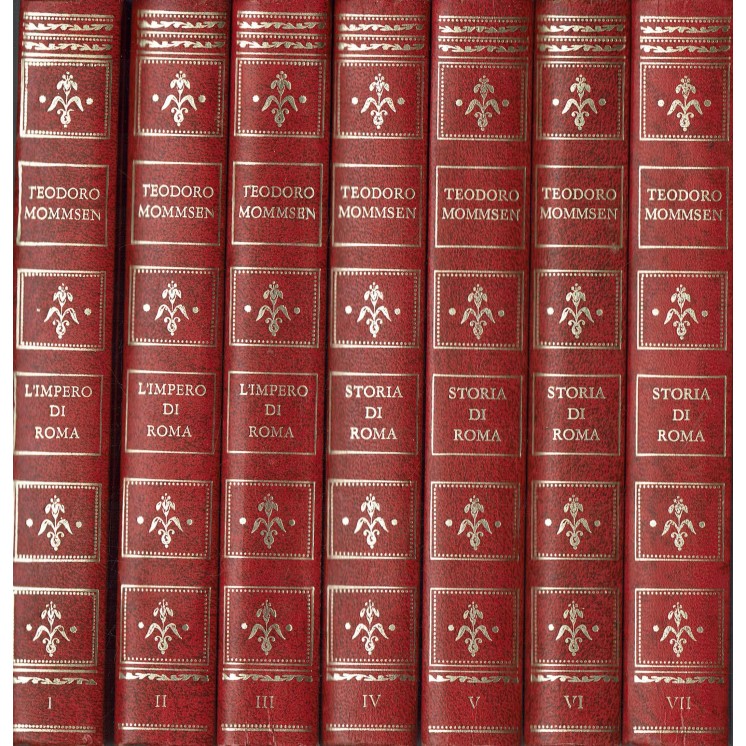 Mommsen : storia Roma 1/7 Impero Roma 1/3 COMPLETA ed. Dall'Oglio A52