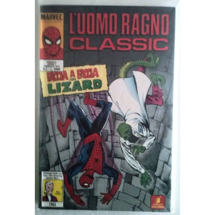 L'Uomo Ragno Classic N. 2 faccia a faccia con Lizard ed. Star Comics Spiderman