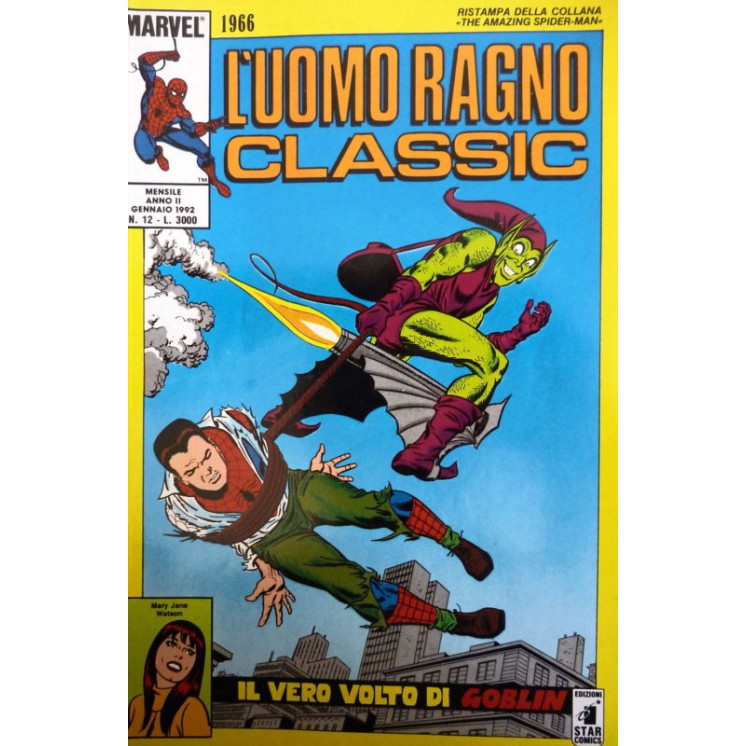 L'Uomo Ragno Classic n.12 Il vero volto di Goblin ed. Star Comics