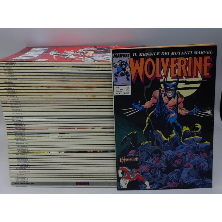 Wolverine 1/51 serie COMPLETA ed. Play Press FU39