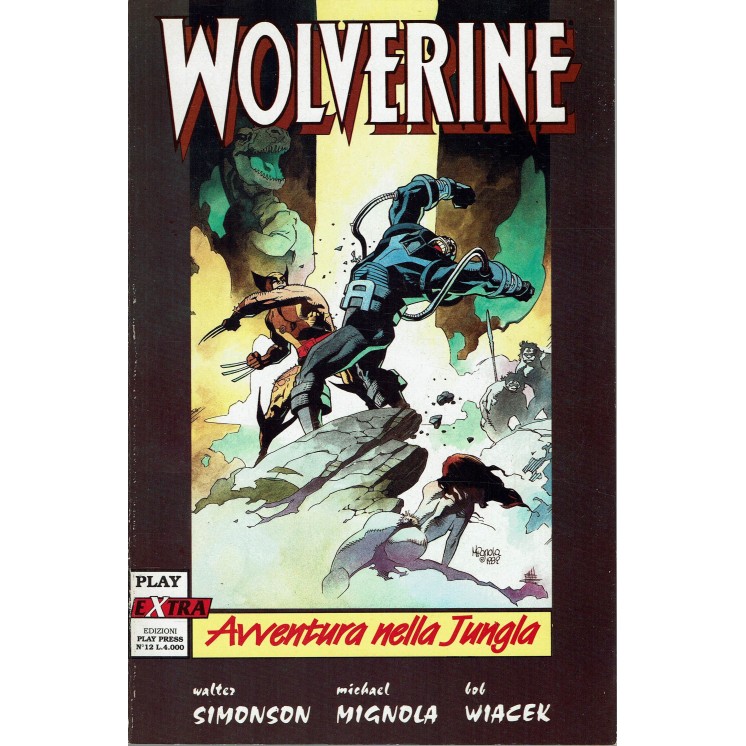 Play Extra n.12 Wolverine avventura nella jungla di Mignola ed. Play Press