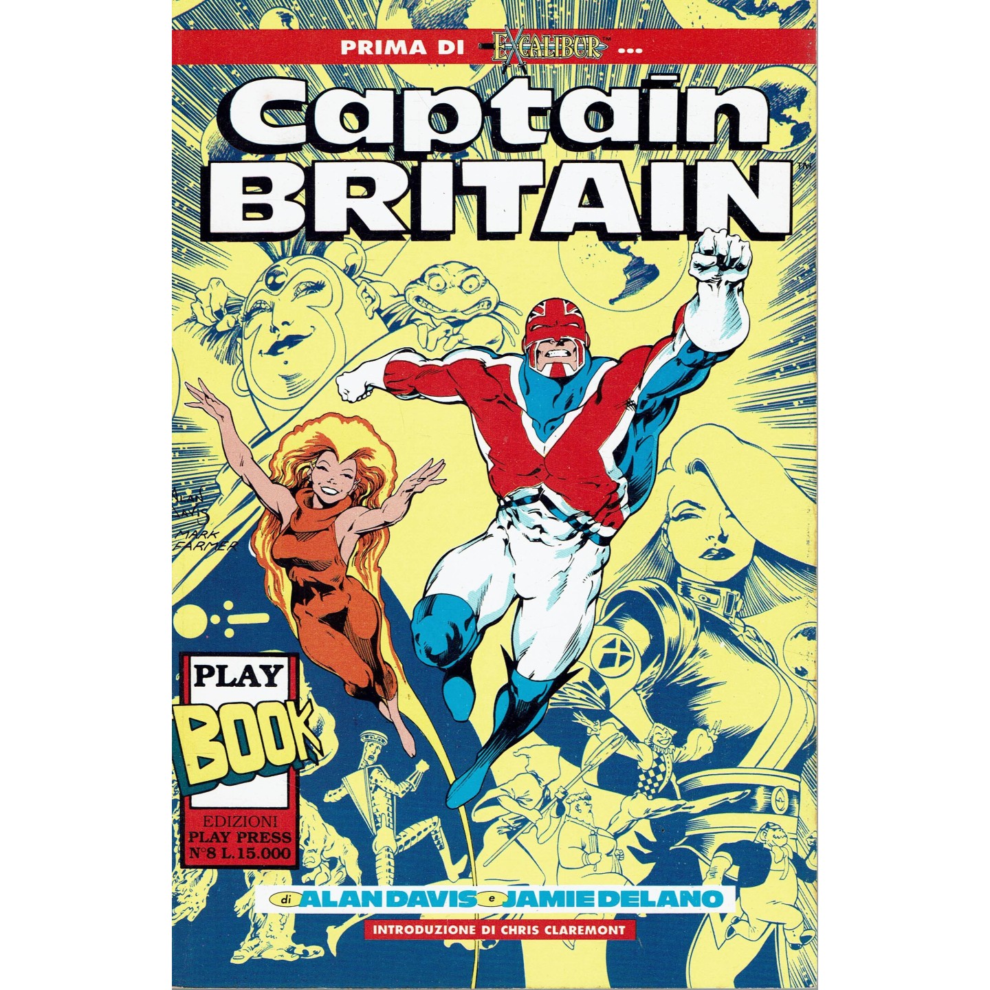 Play Book n. 8 Capitan Bretagna di Alan Davis ed. Play Press Play Book n. 8 Capitan Bretagna di Alan Davis ed. Play Press