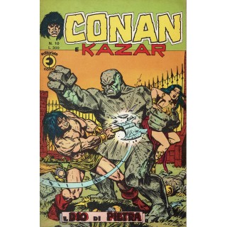Conan e Kazar 10 il Dio di pietra di Buscema ed. Corno SU37