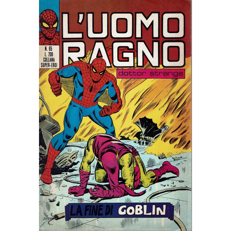 L'Uomo Ragno n. 65 la fine di Goblin ed.Corno