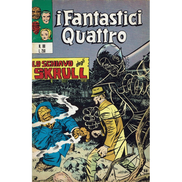 I Fantastici Quattro n.  88 lo schiavo degli Skrull di Kirby ed. Corno