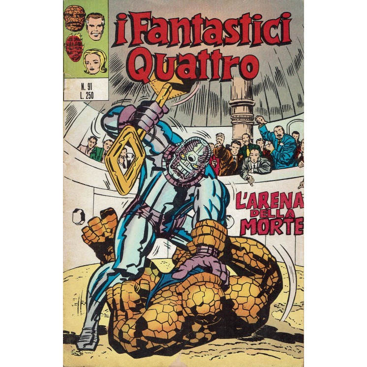 I Fantastici Quattro n.  91 l'arena della morte di Kirby ed. Corno