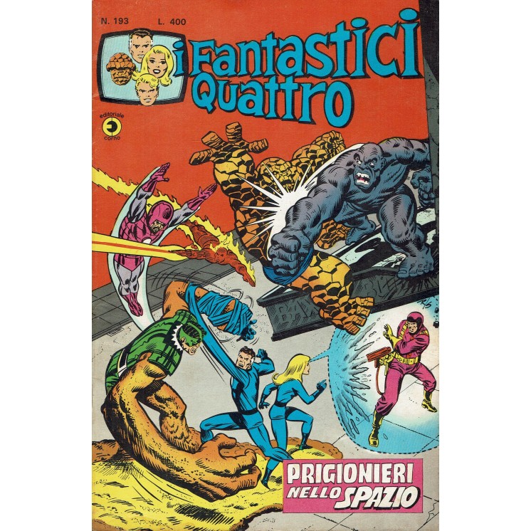 I Fantastici Quattro n. 193 prigionieri nello spazio di Kirby ed. Corno