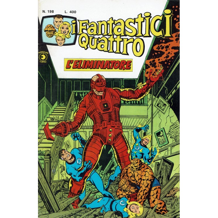 I Fantastici Quattro n. 198 l'eliminatore di Kirby ed. Corno