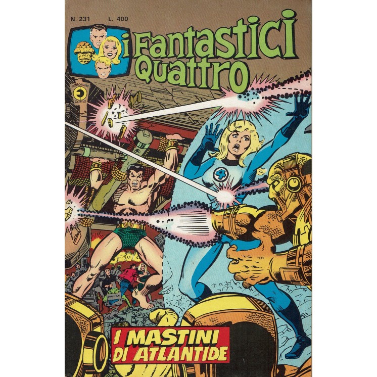 I Fantastici Quattro n.231 i Mastini di atlantide ed. Corno