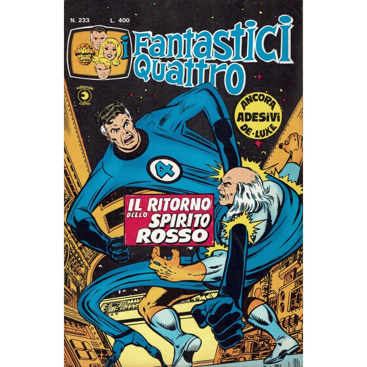 I Fantastici Quattro n.233 il ritorno dello Spirito Rosso ed. Corno