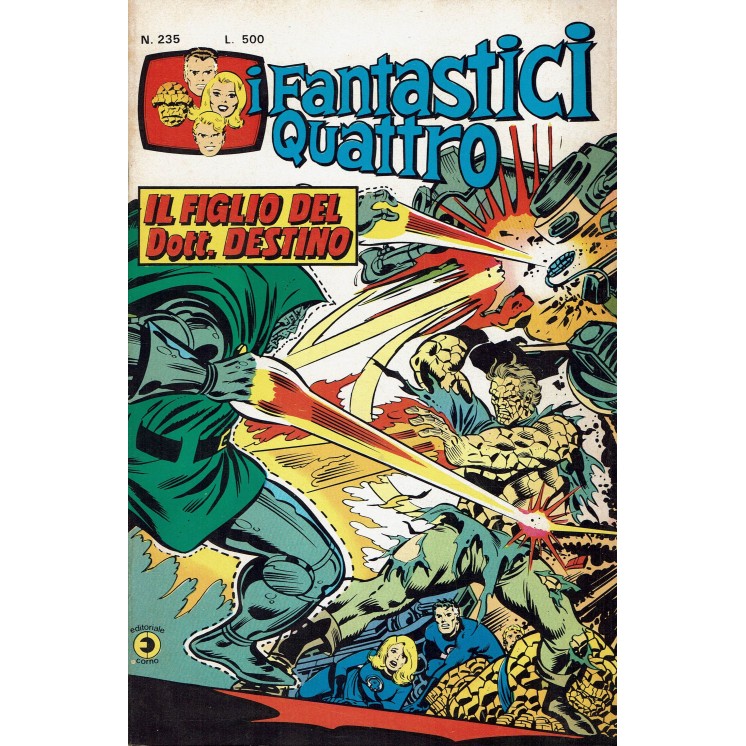 I Fantastici Quattro n.235 il figlio del Dott. Destino ed. Corno