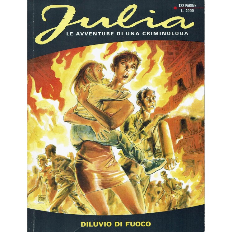 Julia n.  4 diluvio di fuoco di Giancarlo Berardi ed. Bonelli