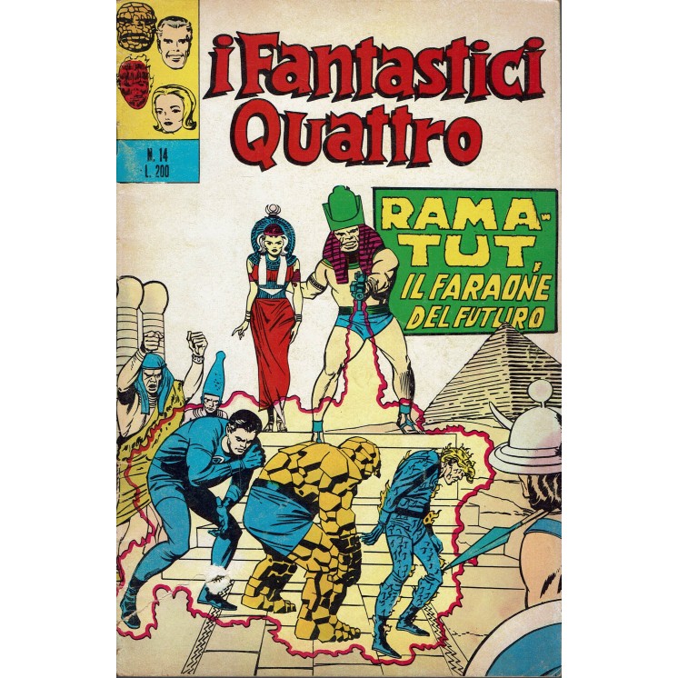 I Fantastici Quattro n. 14 Rama-Tut il faraone del futuro ed. Corno