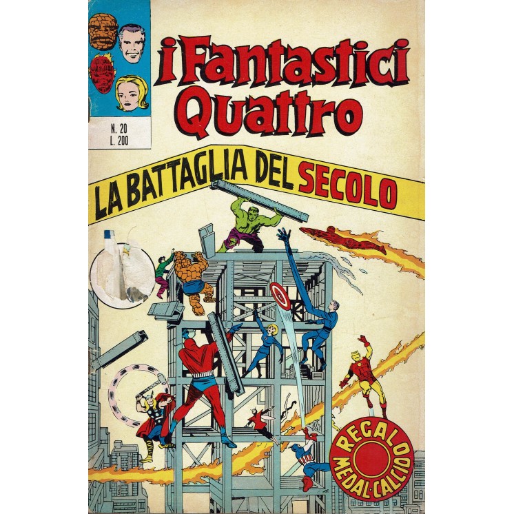 I Fantastici Quattro n. 20 la battaglia del secolo ed. Corno