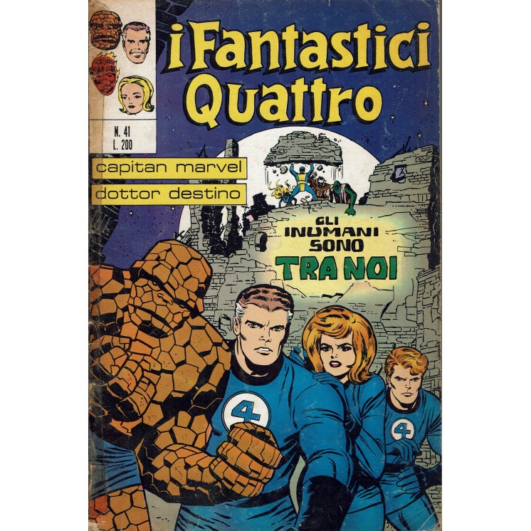 I Fantastici Quattro n. 41 gli Inumani sono tra noi ed. Corno