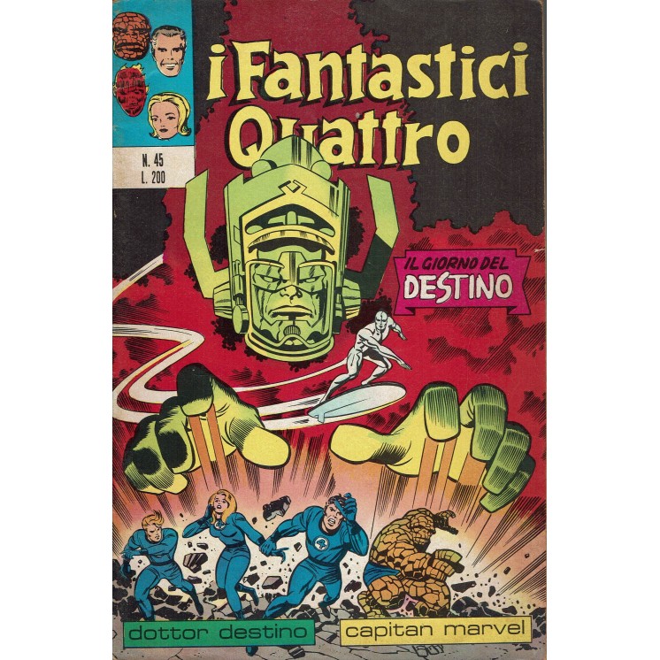 I Fantastici Quattro n. 44 il giorno del Destino Galactus di RESA ed. Corno