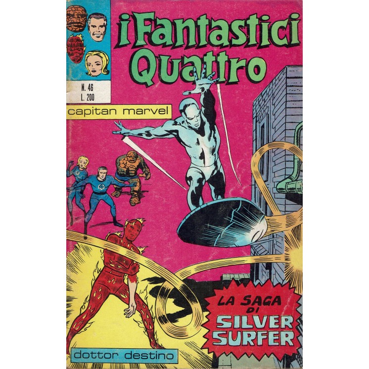 I Fantastici Quattro n. 46 la saga di Silver Surfer di RESA ed. Corno